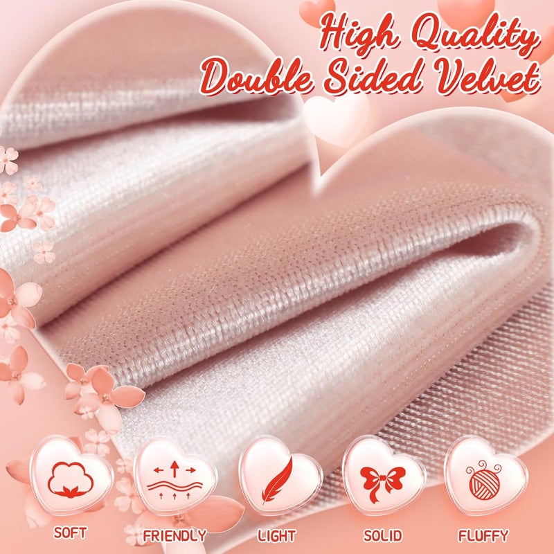 ONENINEDREAM Velvet Hair Bows Alligator Clips for Girls Pink Bow Clip for Hair Bowknot Alligator Barrettes Baby Girls Hair Accessories Pink Bows Toddlers Kids - Image 5